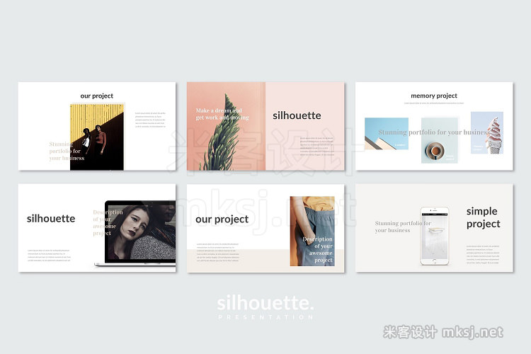 PPT模板 Silhouette PowerPoint Template