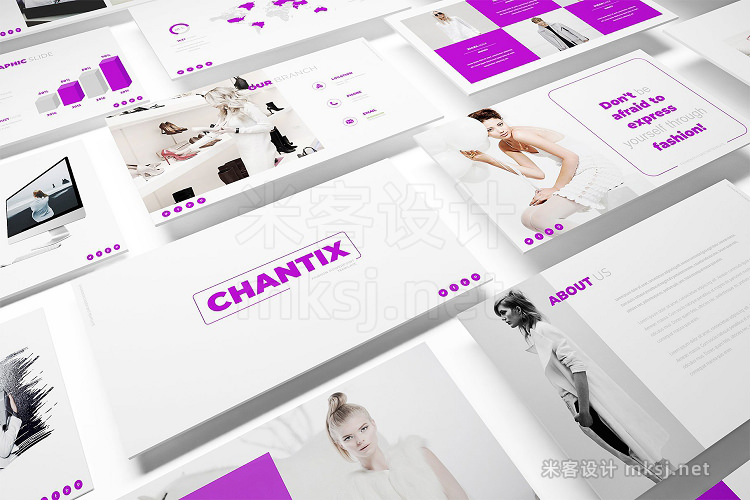 PPT模板 Fashion Powerpoint Template