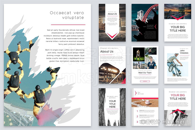 PPT模板 A4 Optimize Powerpoint Template