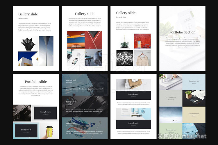 PPT模板 A4 Focus PowerPoint Template