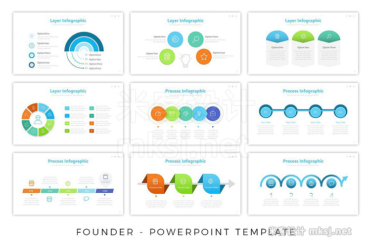 PPT模板 Founder Business Powerpoint