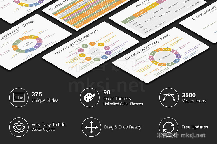 PPT模板 Multi Business PowerPoint Template