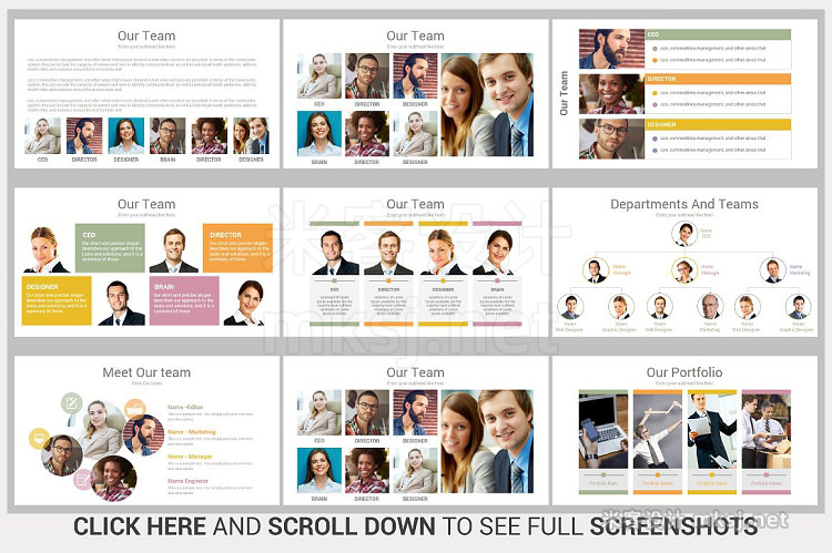 PPT模板 Multi Business PowerPoint Template