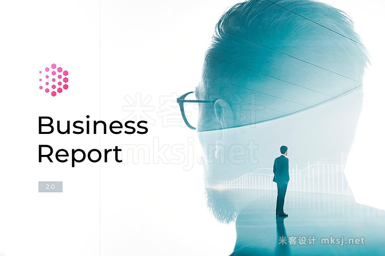PPT模板 Business Report 2.0 for PowerPoint