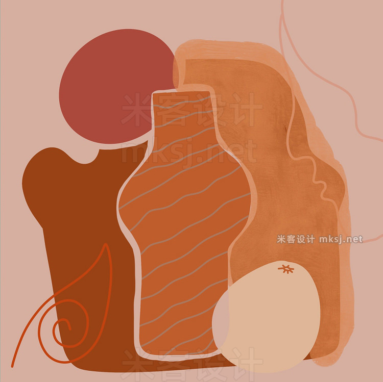 燃烧橙色Procreate调色板 Palette Burn Orange for Procreate