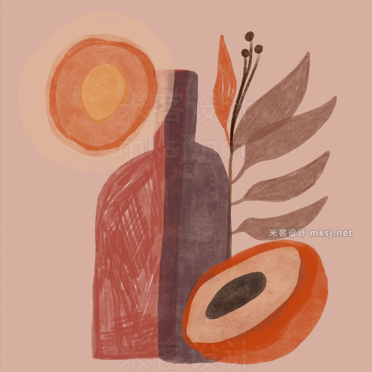 燃烧橙色Procreate调色板 Palette Burn Orange for Procreate